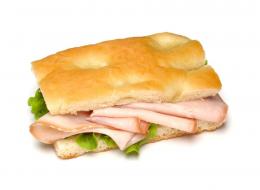 FOCACCIA CON TACCHINO